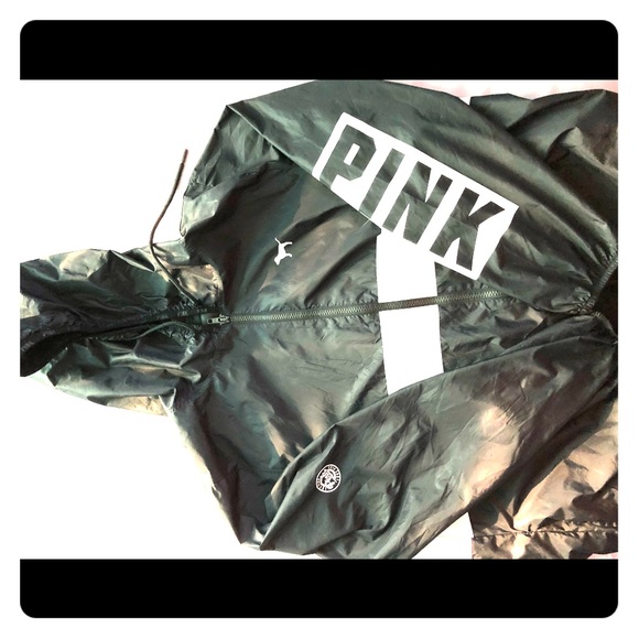 PINK Victoria's Secret Jackets & Blazers - 💨🌧M/L PINK ANORAK (windbreaker) 💨🌧
